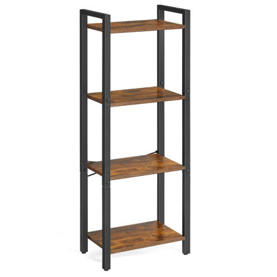 107cm H x 40cm W Metal Standard Bookcase