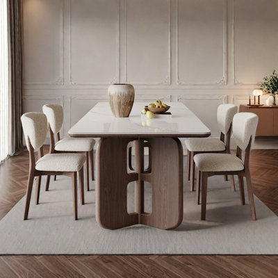 European modern simple dining table set