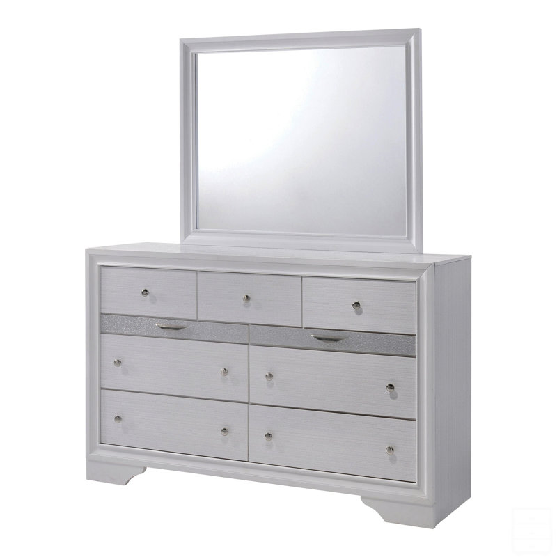 Commode contemporaine 1Pc, Blanc