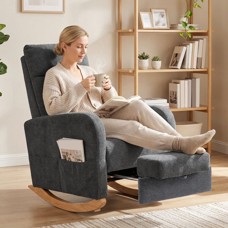 Plywood, Polyester Rocking Chair