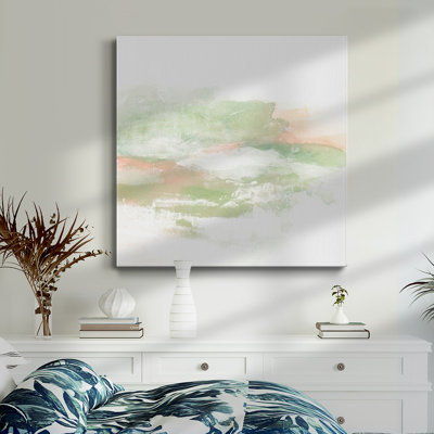 Toile tendue avec châssis Patina Coastline VIII-Premium - prête à être accrochée
