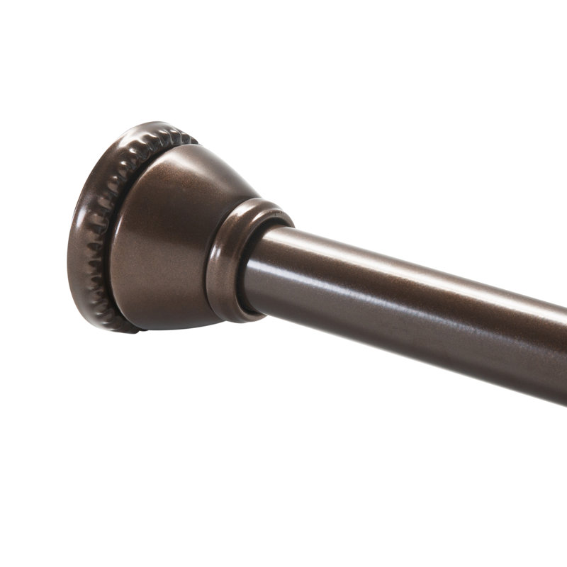 Bronze Adjustable Tension Shower Rod 42"-72"