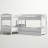Nevaeh Twin over Twin L-Shaped Bunk Beds with Trundle-2048104065