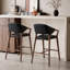 Chaise d'appoint noire (dossier de 6)-784721583