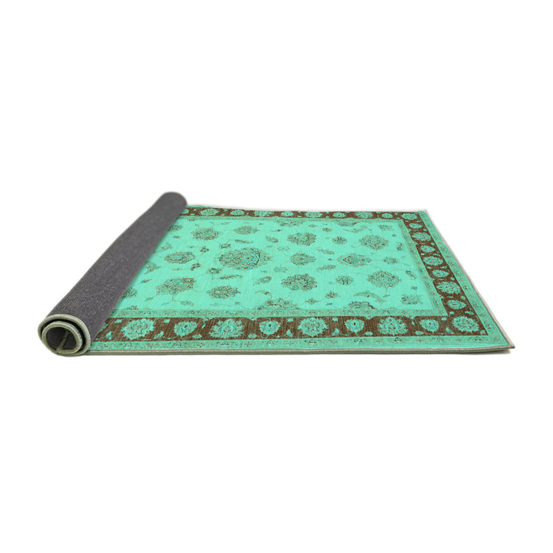 Tapis oriental bleu Adeebah, Rond 3 pi