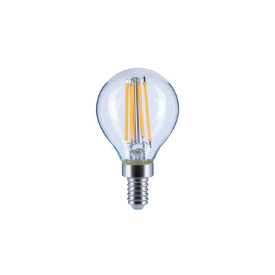 4 watts (équivalent 40 Watt), del G45, ampoule à intensité variable, blanc chaud (2700K) E12/base à candélabre