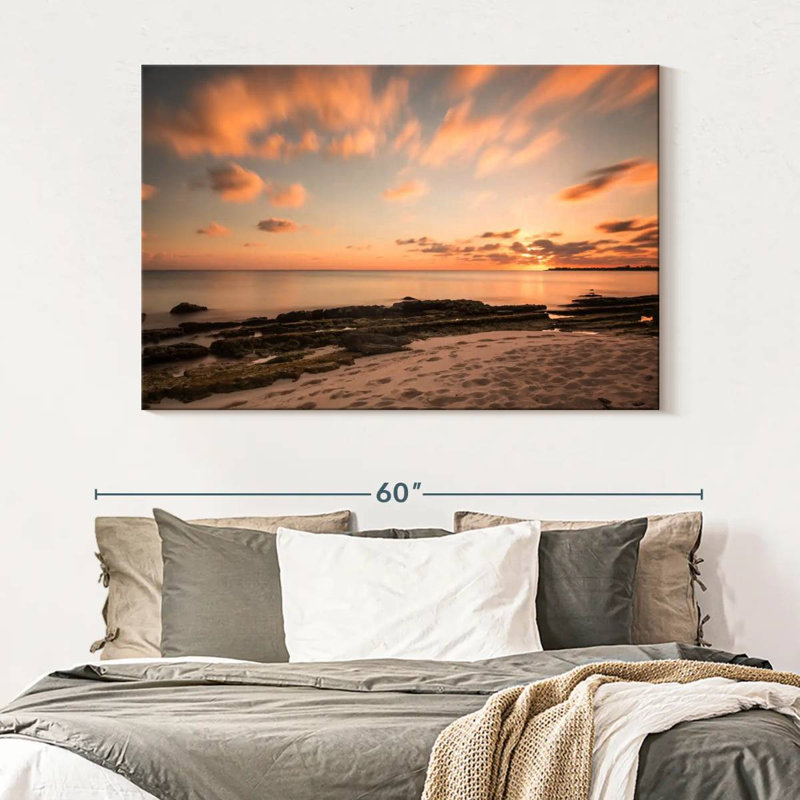 Gillard Seven Mile Gillard coucher de soleil, H 34 po x l 51 po