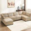 6 modulaires modulaires, en forme de U avec méridienne réversible, velours côtelé, remise en forme, canapé modulaire de salon, canapé polyvalent, soutien des jambes de luxe,-326208664