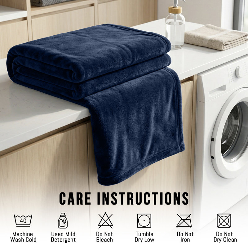 Machine Woven Throw Blanket, 130cm x 150cm
