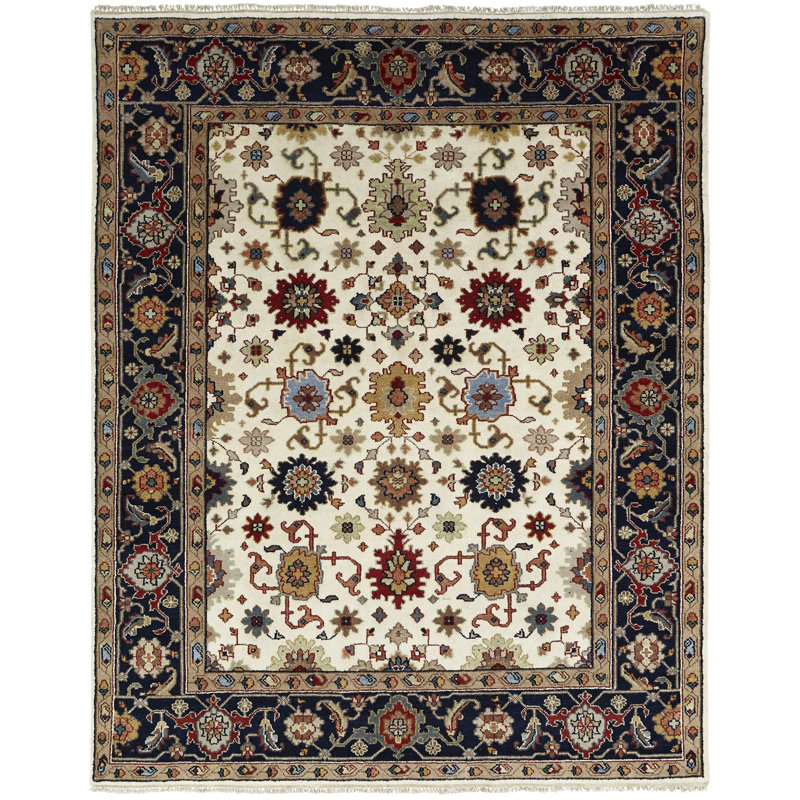 Pedro Wool Oriental Area Rug, Rectangle 10' x 14'