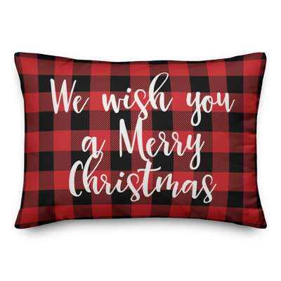  Coussin We We You You Merry Christmas in Buffalo