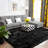 Soft Fluffy Black Faux Sheepskin Area Rug-168919332