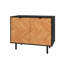 Armoire d'appoint Mid-Century moderne à 2 portes avec tablettes Liam-805845441