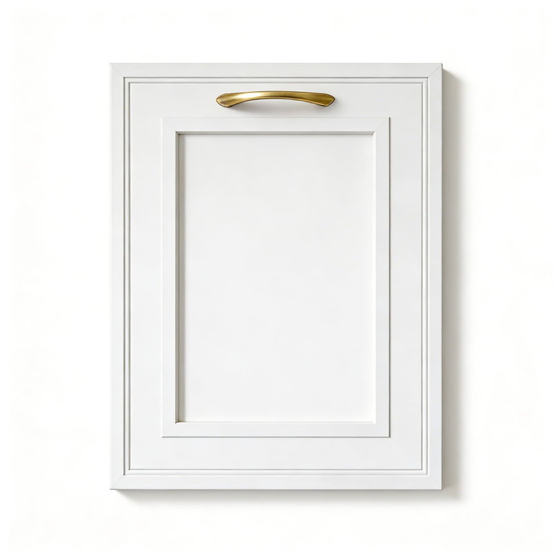 Poignées et poignées d'armoire en or brossé, paquet de 10, entraxes de 5 pouces, conception arquée, fabrication en alliage de zinc solide pour les armoires de cuisine, de salle de bain et de commode