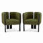 Ensemble de 2 chaises de salle à manger modernes-433876030