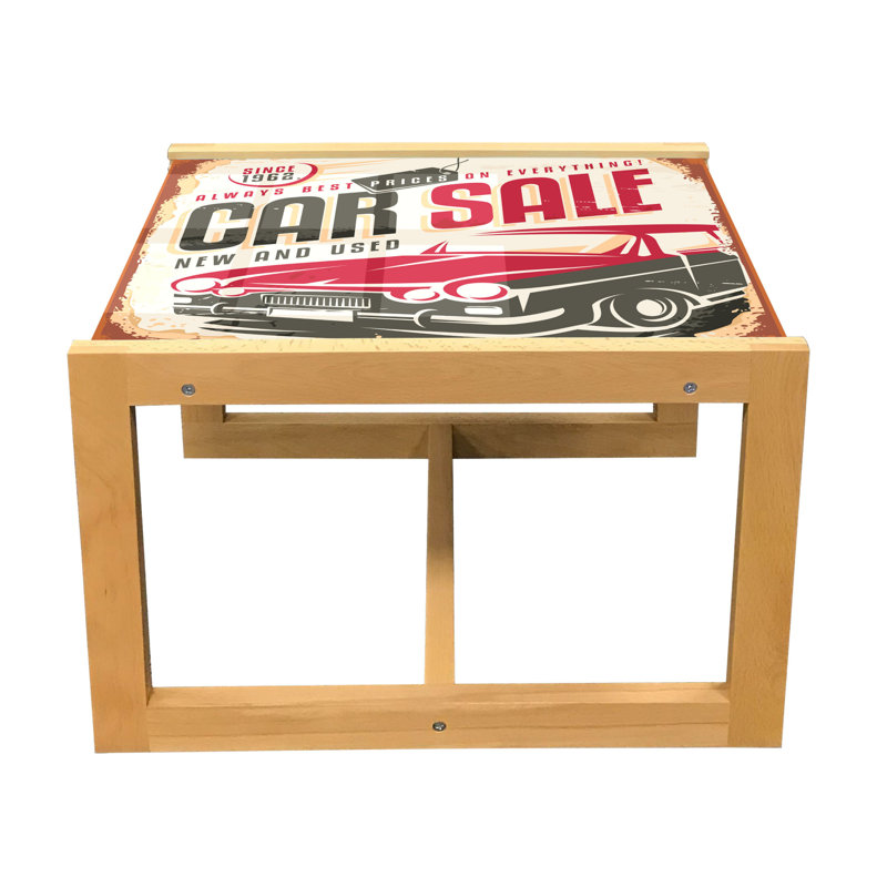 Sled Coffee Table, 40cm H x 46.5cm W x 62cm D