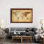 Map Of The World III by Michael Tompsett - Print on Canvas-1313165228-1313165227