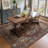 Bohemian Vintage Area Rug Washable Non Slip Moroccan Plant Floral Indoor Rug-426136621