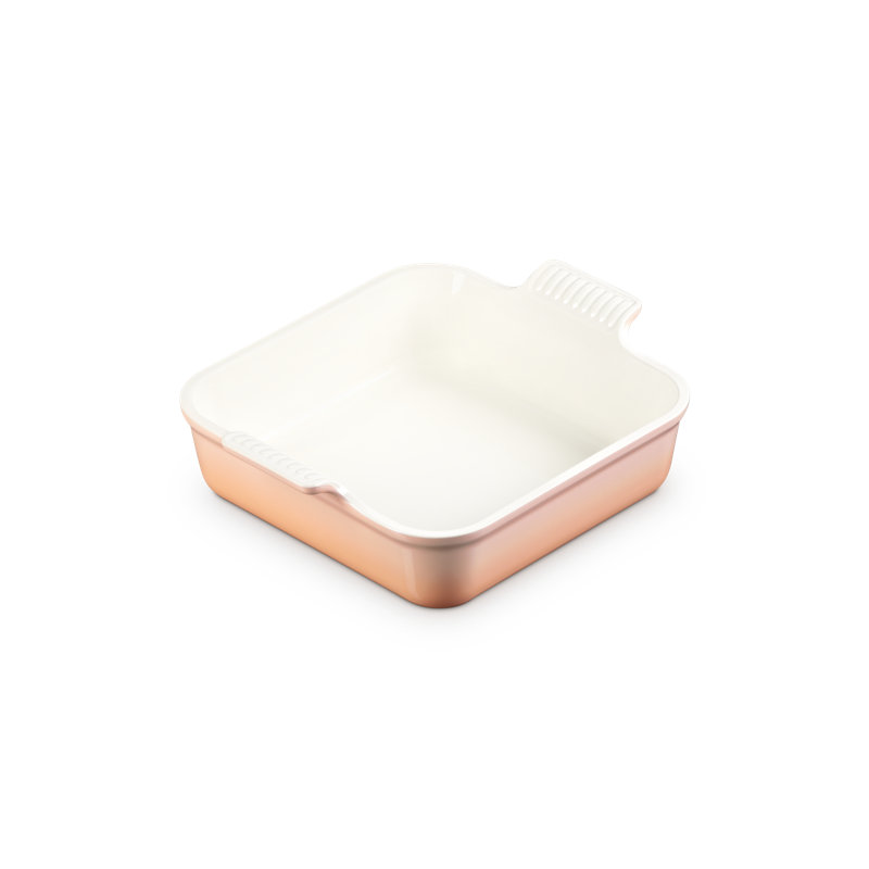Le Creuset 3 Qt. Heritage Square Dish, Peche