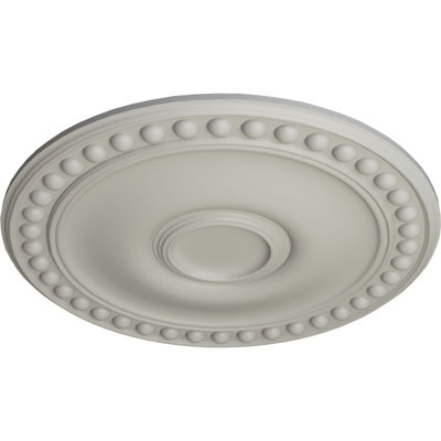 Médaillon de plafond de 19 1/8 po x P 1 po (convient aux auvents jusqu'à 5 5/8 po)