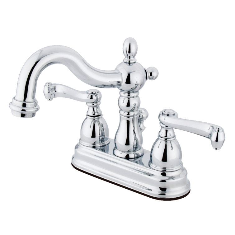 Heritage Centerset Bathroom Faucet with Drain Assembly