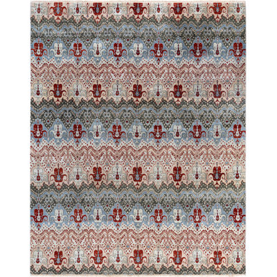 Overdyed One-of-a-Kind 7' 10" X 10' 1" Hand Knotted Area Rug