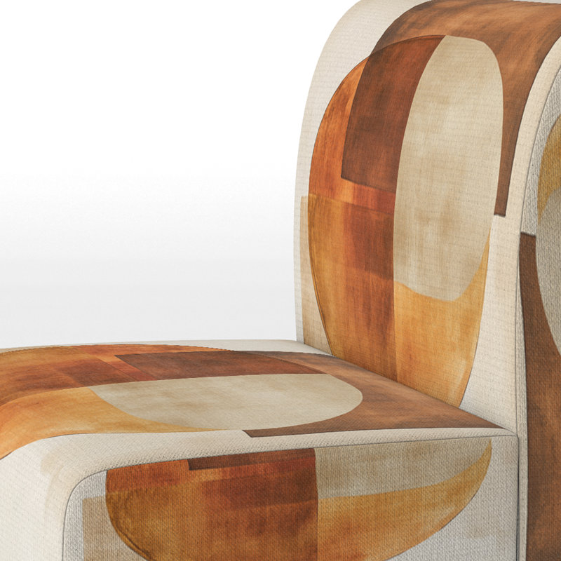 Fauteuil de chambre Abstract Modern, Slipper Armless