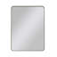 Miroir mural 30 po x 40 po, miroir rectangulaire noir, cadre en métal, miroir de coiffeuse, pour salle de bain, salon, chambre à coucher, décoration murale