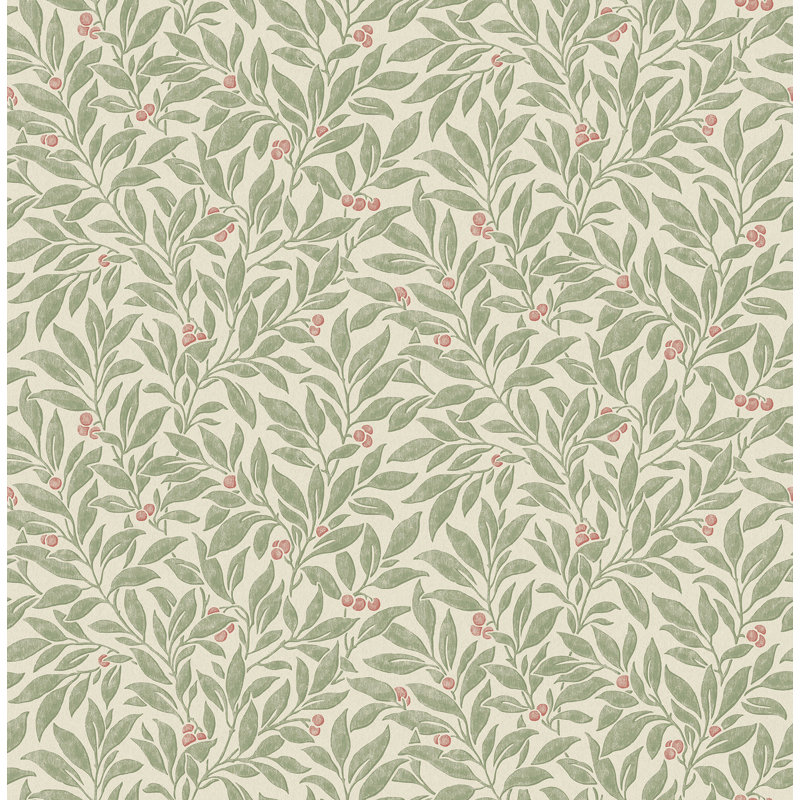 Papier peint Coretta Vine, Vert