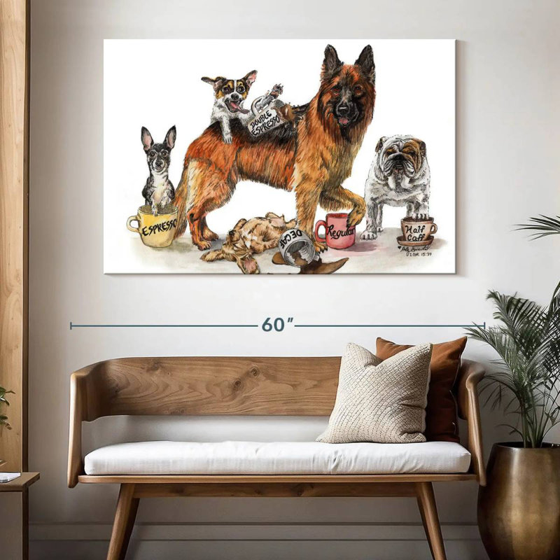 Brampt Coffee Dogs, H 34 po x l 51 po