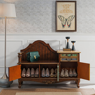 47.2in Retro style Shoe Change Stool