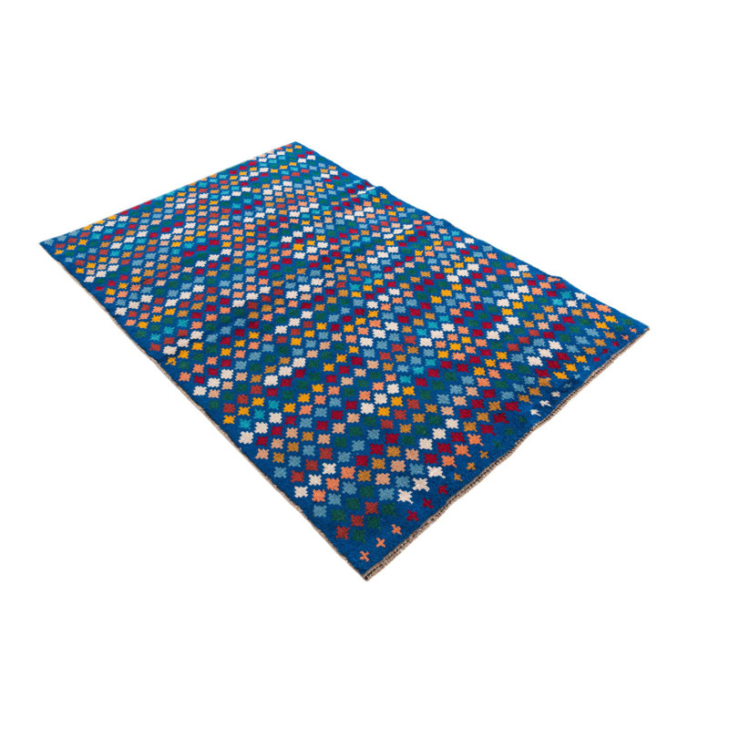 Tapis bleu Quiroz