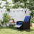 ° Swivel Comfort Recliner With Water-resistant Wicker For Outdoor Relaxation