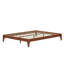 Structure de lit plateforme en bois de bambou massif-587884510