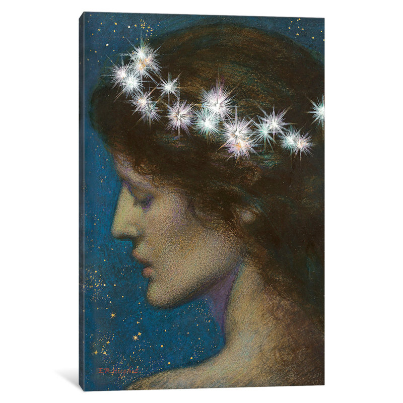 «Night», reproduction sur toile, H 18 po x l 12 po x P 1,5 po, Toile tendue, Pas de tapis