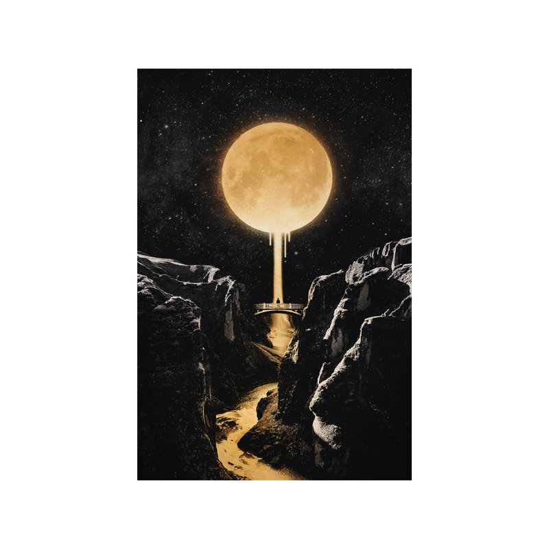 Moonlit by Enkel Dika - Wrapped Canvas Print, 66.04 cm H x 45.72 cm W x 1.91 cm D