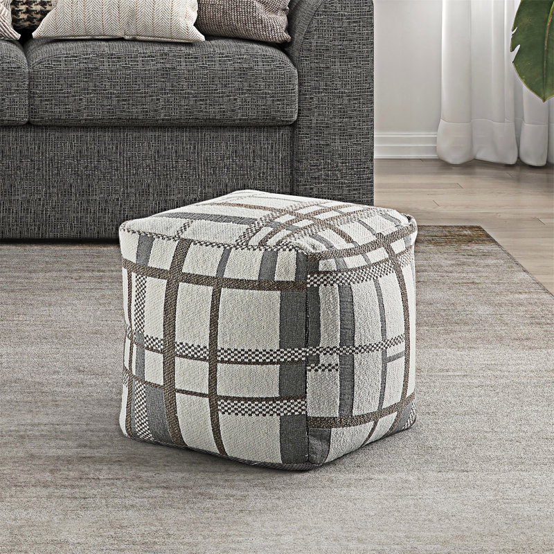 Square Upholstery Ottoman Footstool