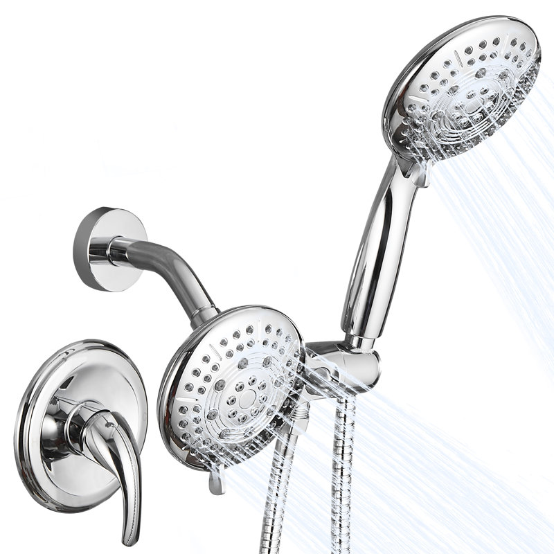 Système de douche complet avec valve brute, Police Police