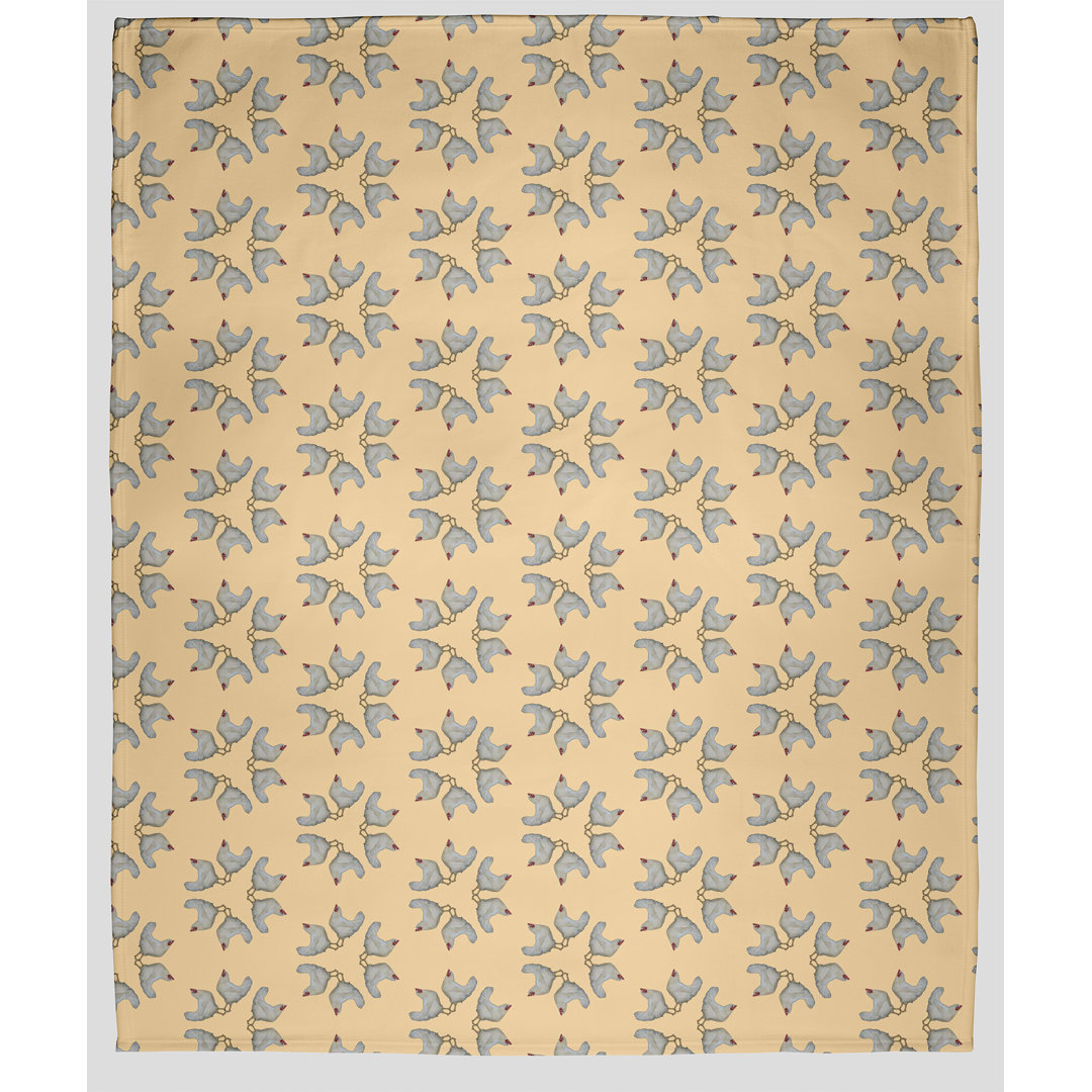 Diepreye Chickens-Go-Round Blanket