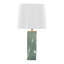 Lampe de table carrée en céramique 26 po Curvo-1666111102