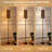 PeeNoke 68.5" Standing Floor Lamp Geometric Diamond Warm Earth Tones Rustic Dimmable Metal Pole Lamp with Linen Lampshade LED Bulb Included