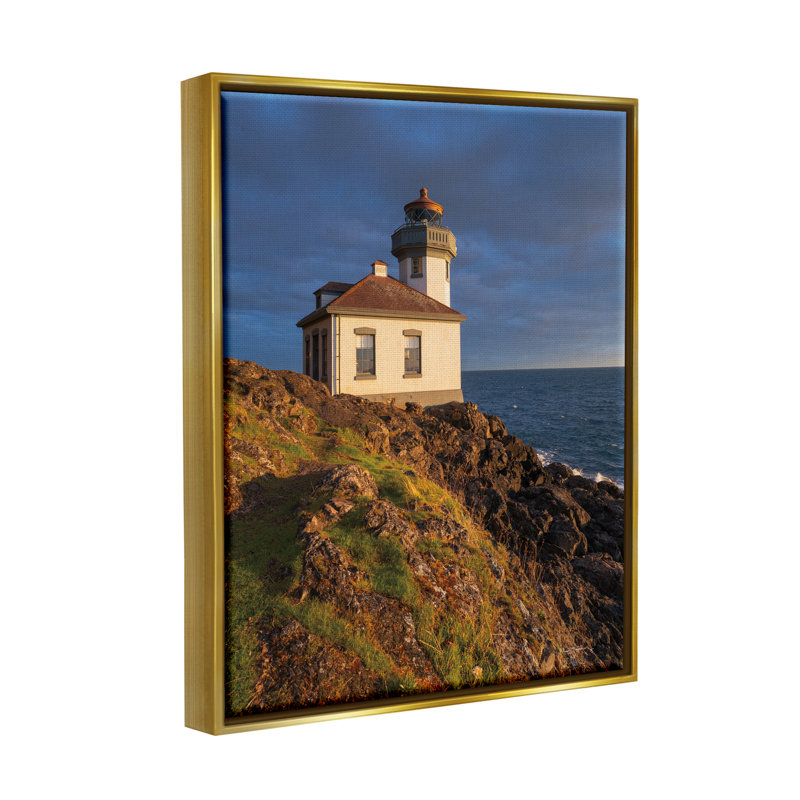 "Breakwater Bay Coastal Langle", photographie encadrée sur toile flottante par Alan Majchrowicz, H 21 po x l 17 po x P 1,7 po