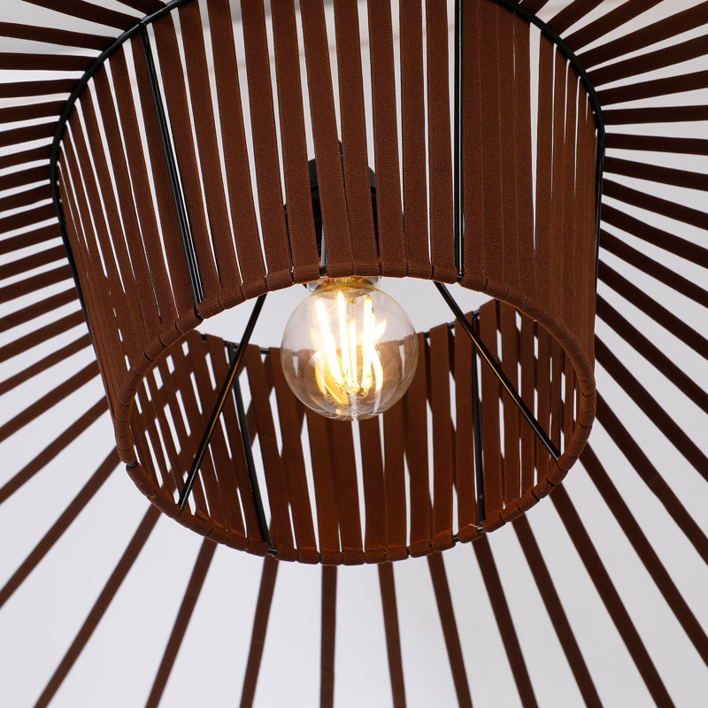 Lustre de fantaisie à intensité variable Malike, Brun