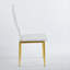 Ensemble de salle à manger 1 + 4,5 pièces, table de salle à manger de style Mid-Century pour 4 à 6 personnes avec plateau en verre, table de salle à manger à piédestal, table basse de loisirs.