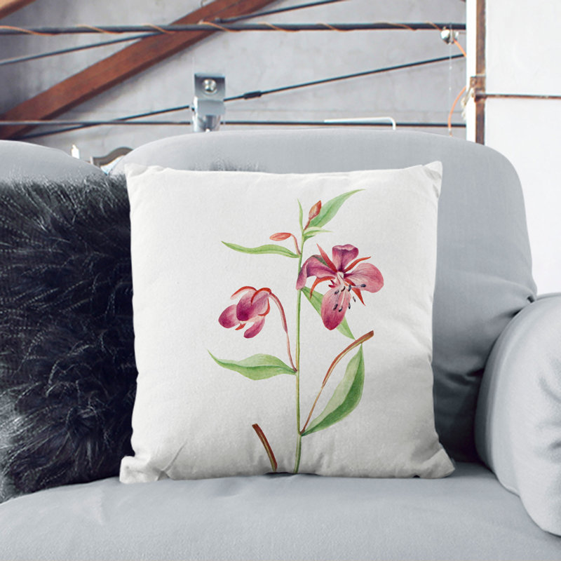 Square Throw Cushion, Stone, 40cm H x 40cm W x 15cm D