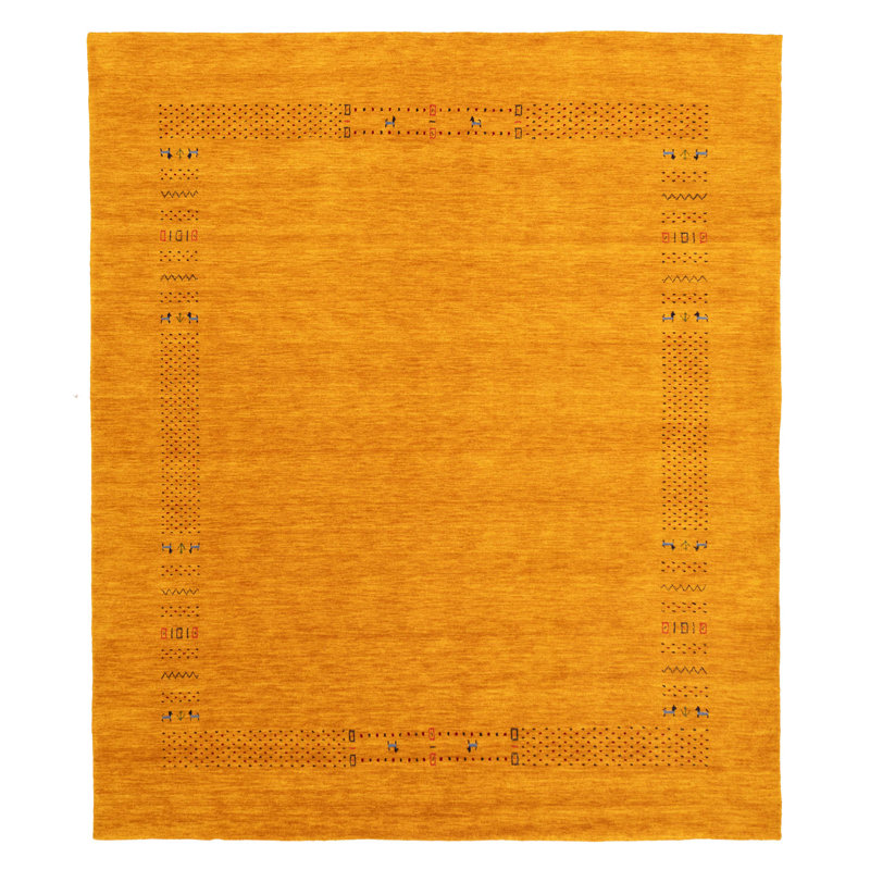 Kashkuli Gabbeh Gold Rug 8'4" x 9'7"
