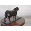 Statue de taureau Nifao en bronze sur base de marbre - art en cire perdue coulée à la main, L 19 po x l 8 po x H 13 po