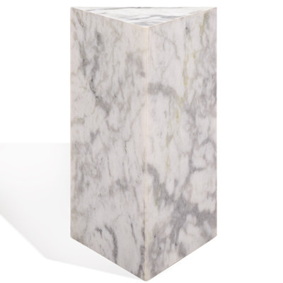 12" Genuine Marble End Table