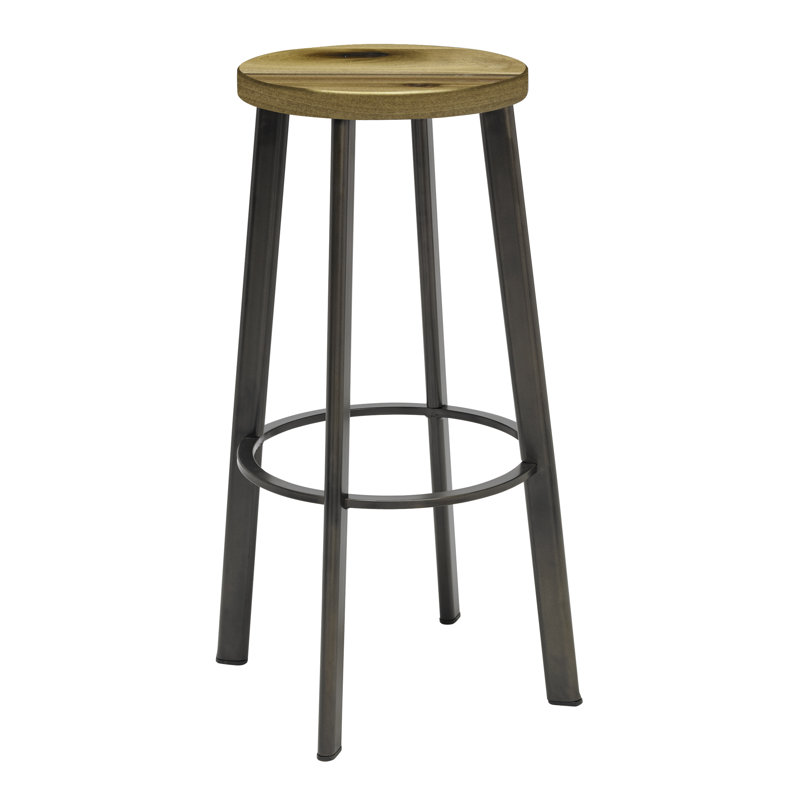 Metro Bar & Counter Stool, Barnwood, Bar Stool (30" Seat Height)