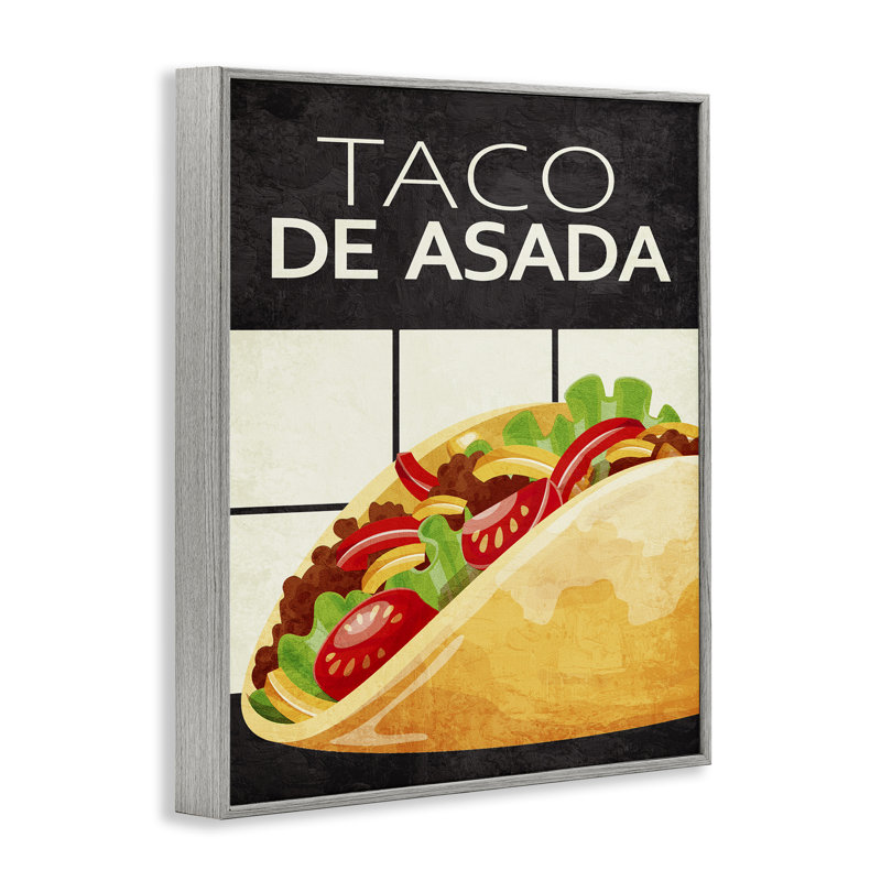 Giclée Taco Classic Meal, par Kim Allen, Estampe numérique Farmhouse, H 30 po x l 24 po